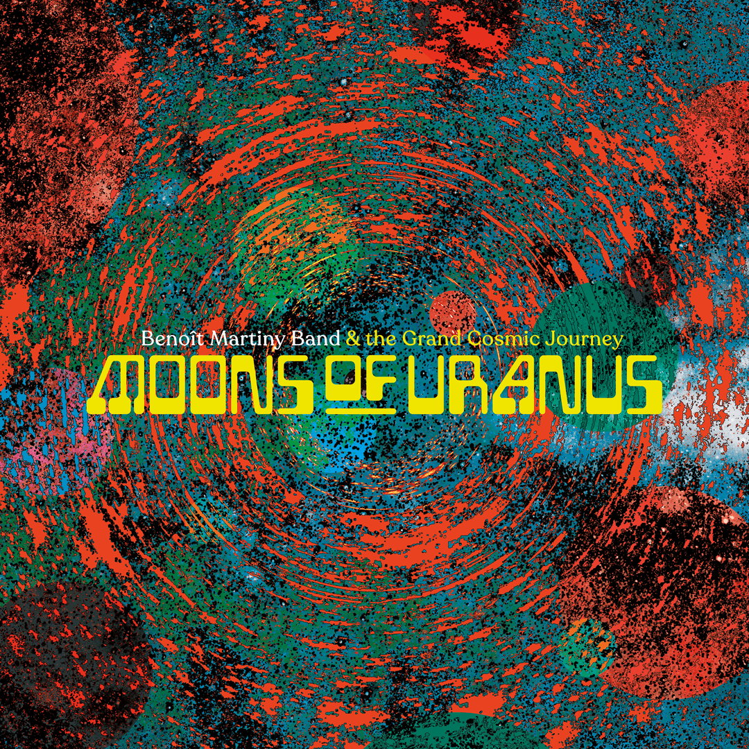Benoit Martiny Band Moons of Uranus album cover design Auke Triesschijn
